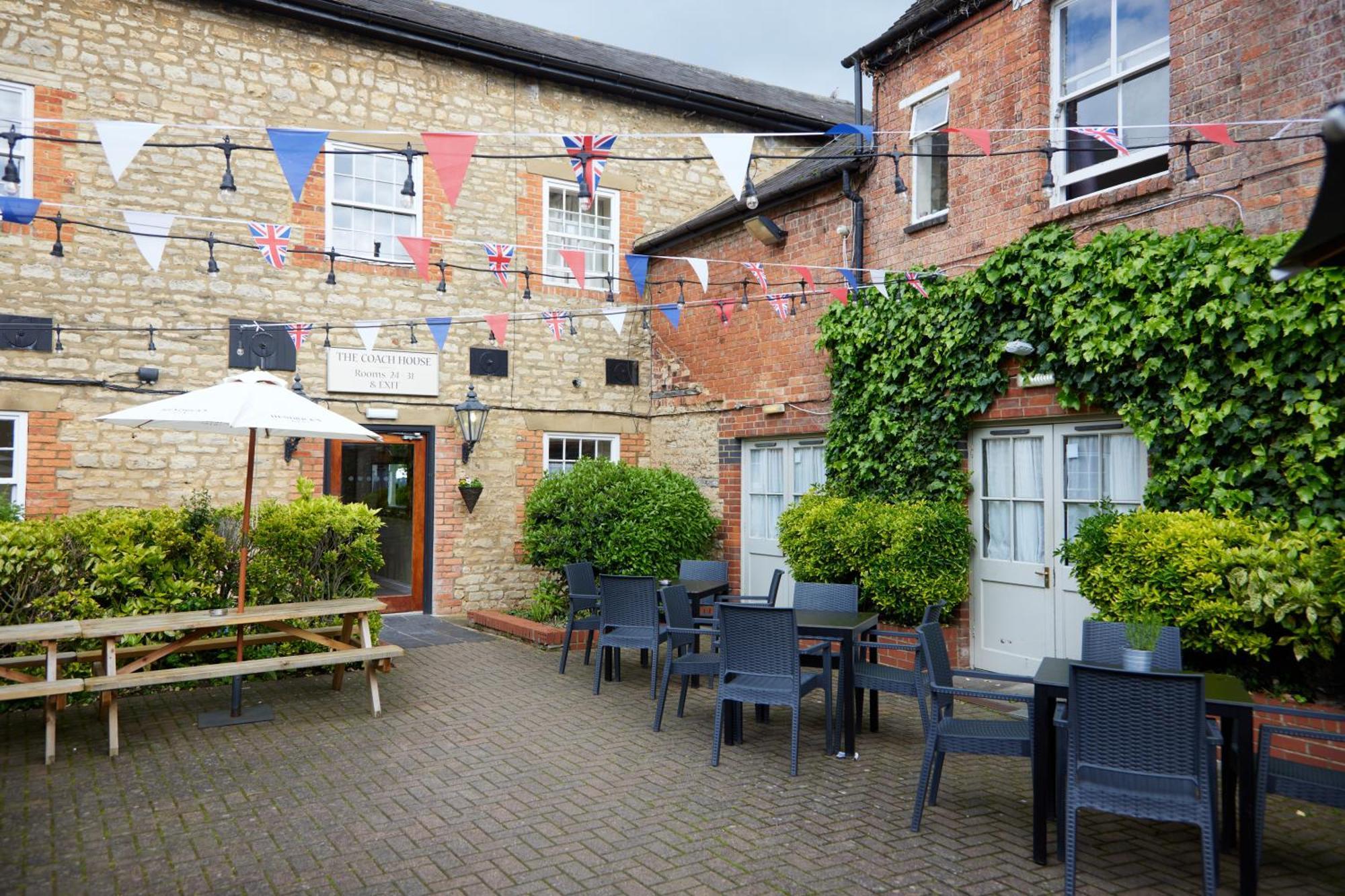 Cock Hotel By Greene King Inns Stony Stratford Exterior photo